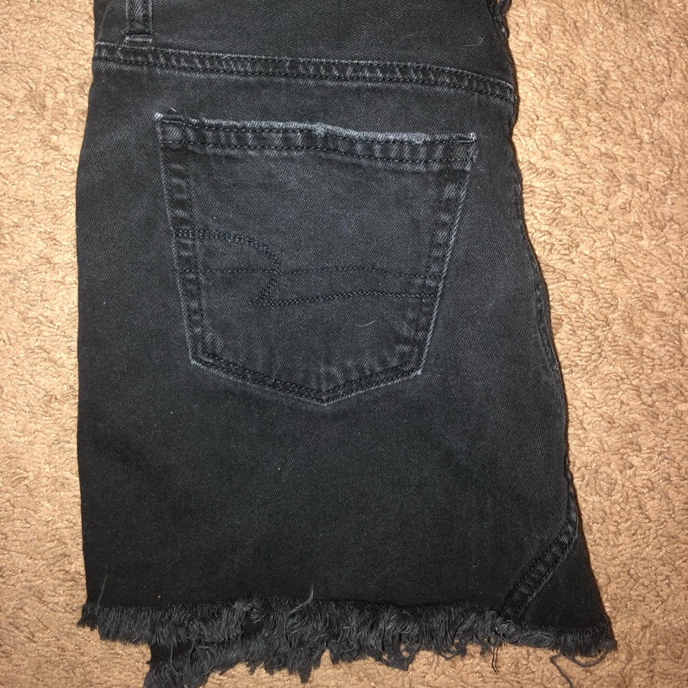 Black American eagle Jean skirt